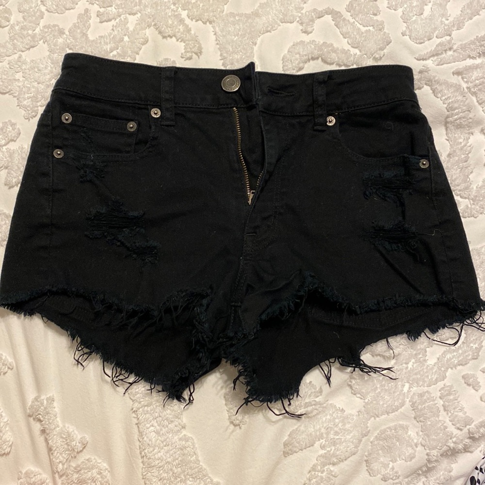 American Eagle Hi-Rise Jean Shorts